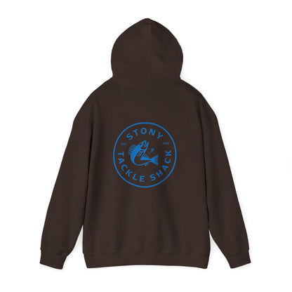 Stony Tackle Shack Hoodie, Unisex Heavy Blend Sweatshirt, Fishing Apparel, Perfect Gift for Anglers, Cozy Hooded Sweatshirt