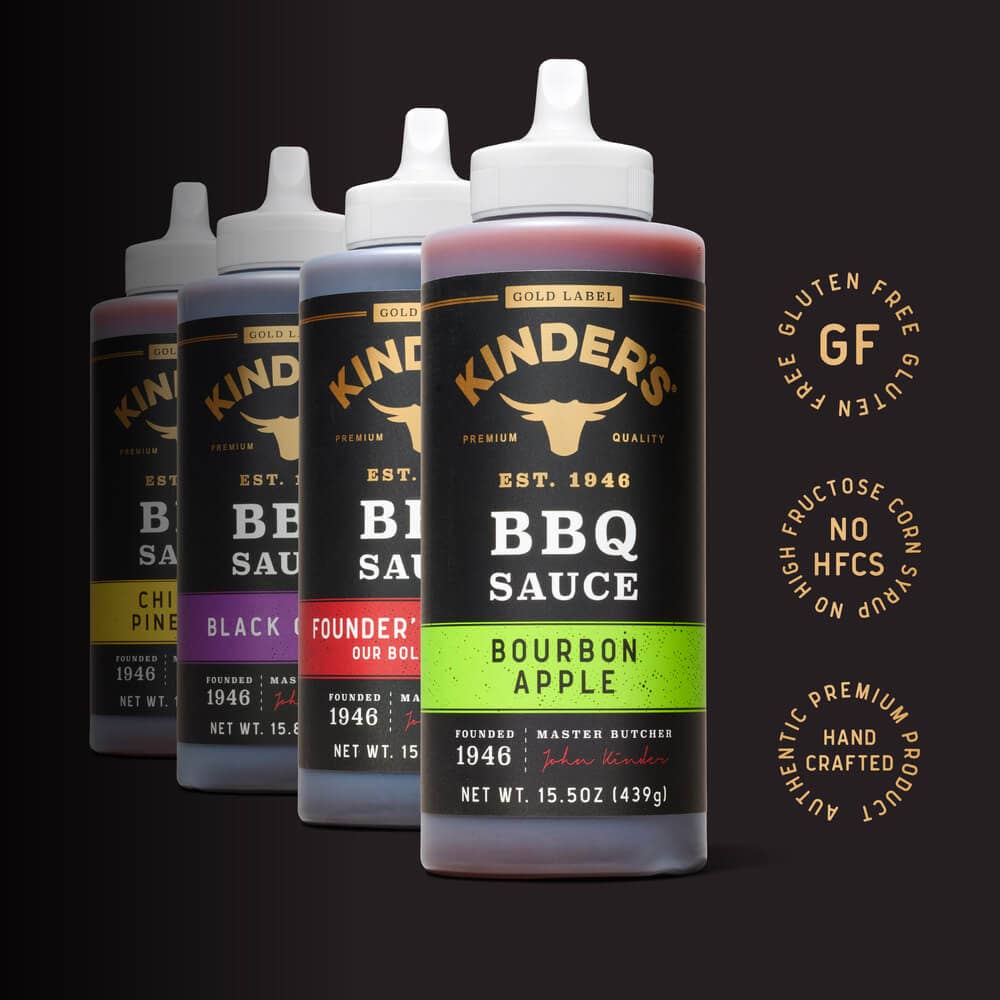 Kinder's Gold Label Bourbon Apple BBQ Sauce