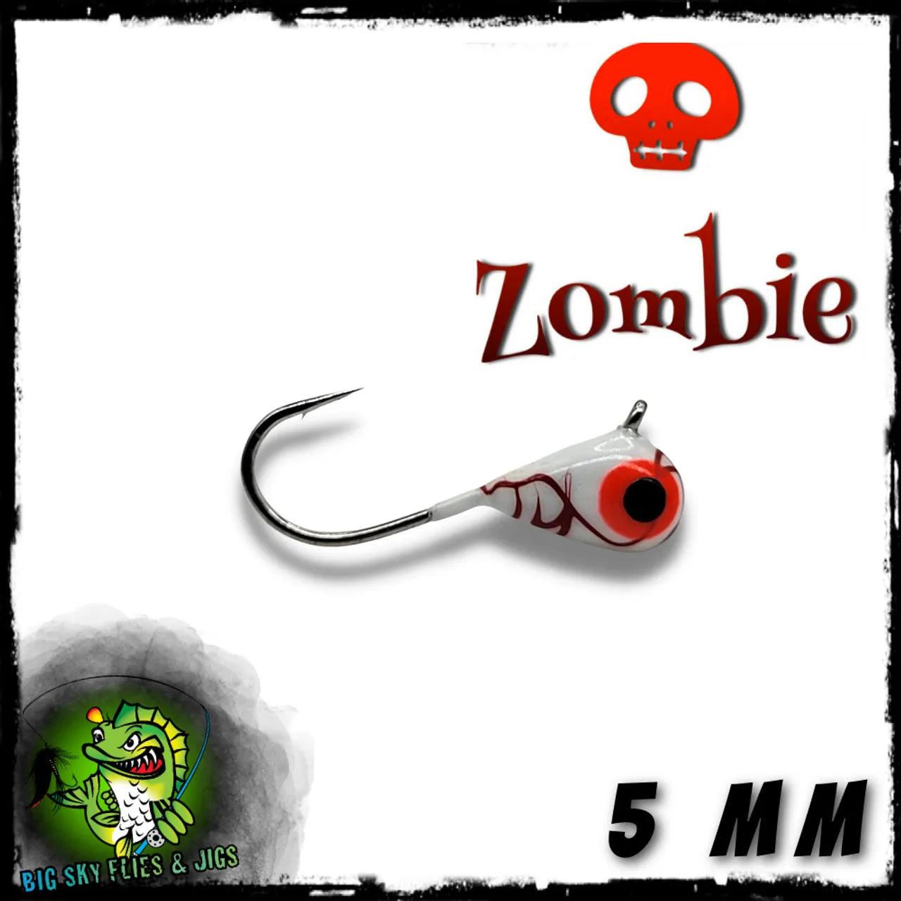 Big Sky 5mm (1/16oz) Tungsten Jigs 2pk Zombie