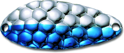 Acme Tackle Little Cleo 1/3oz Trout Spoons Hammered Nickel & Blue