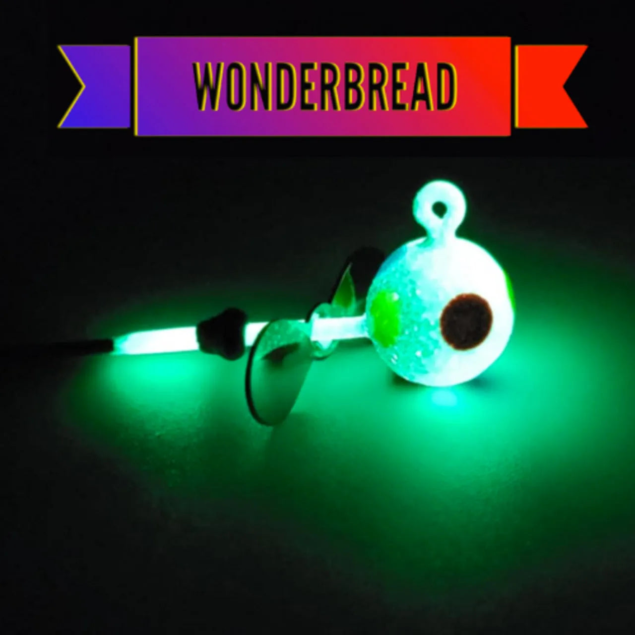 Big Sky 1/4oz Tungsten Chopper Jigs Wonderbread Glow
