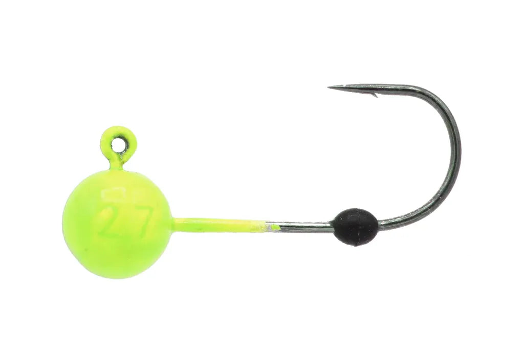 Euro-Tackle Finesse Jig Heads 3/pk 1/32oz Chartreuse