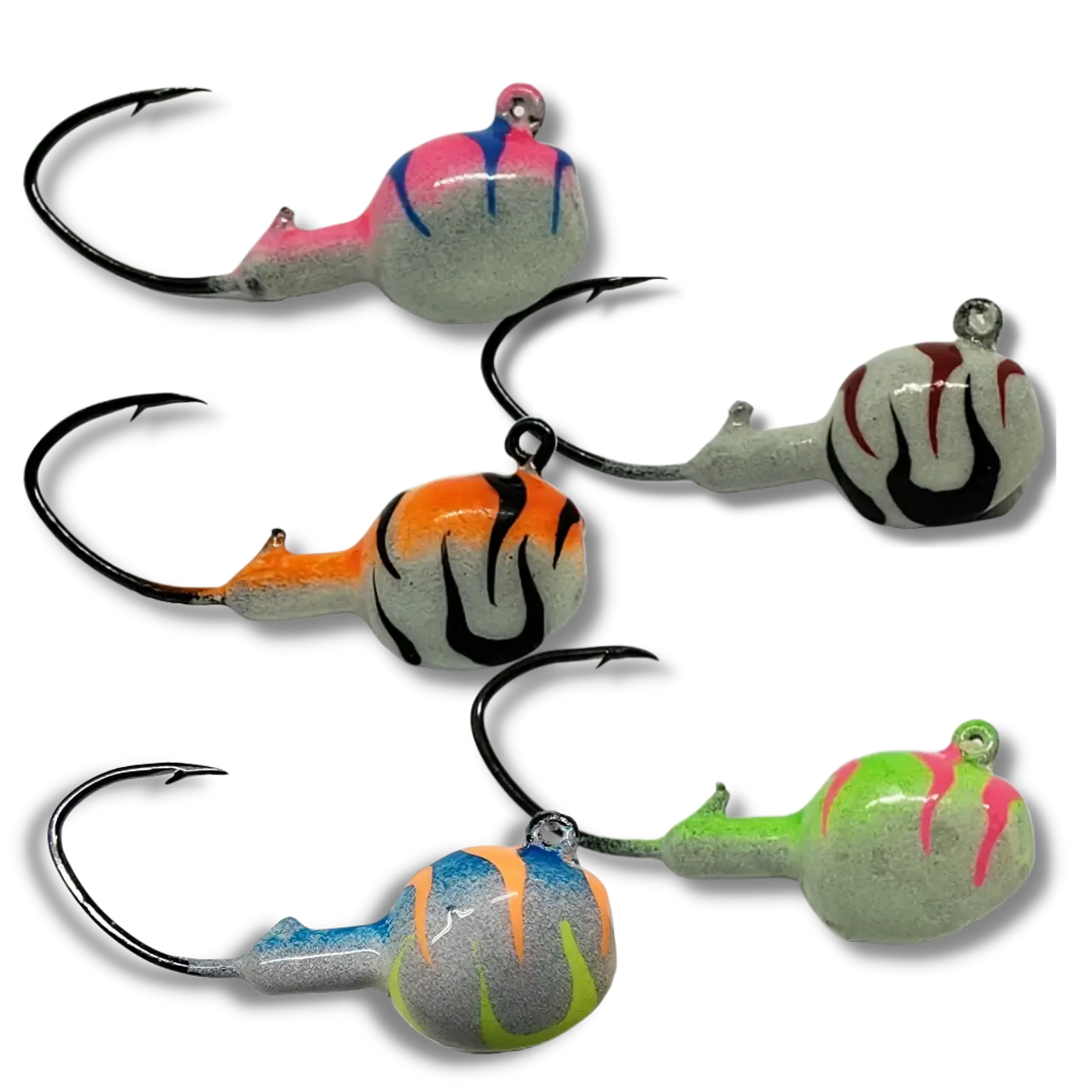 Big Sky Deluxe Walleye Jigs 1/4oz set 5pk