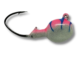 Big Sky Deluxe Walleye Jigs 1/4oz 4pk Pink Tiger