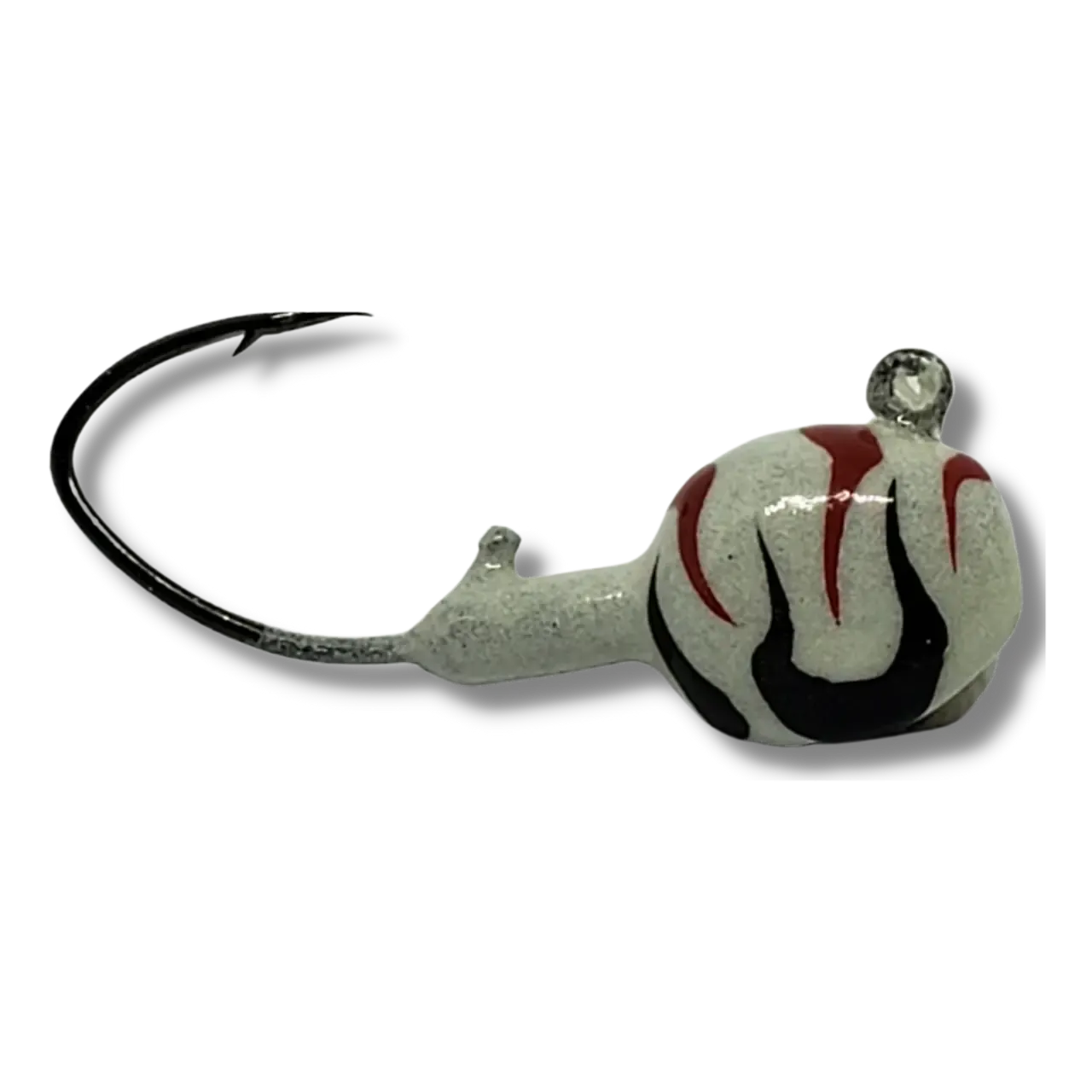 Big Sky Deluxe Walleye Jigs 1/4oz 4pk White Tiger