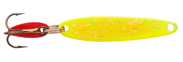 Swedish Pimple #7 Jigging Lure 3/4oz Yellow Ice