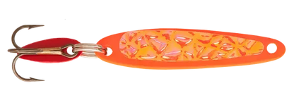 Swedish Pimple #7 Jigging Lure 3/4oz Orange Ice