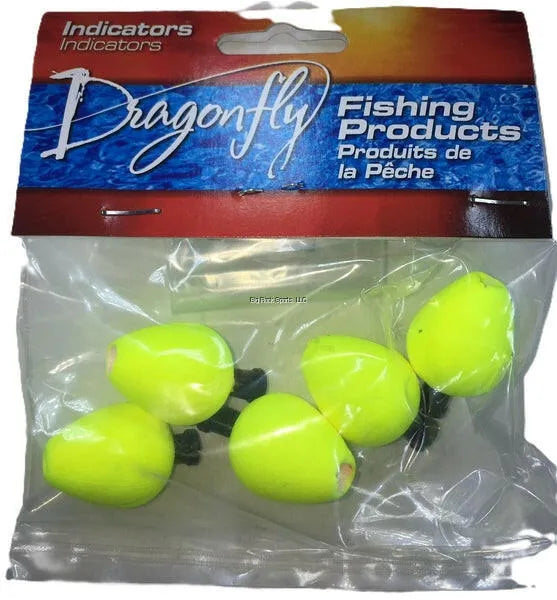 Dragonfly Tapered Strike Indicators 5/8" 5/pk chartreuse