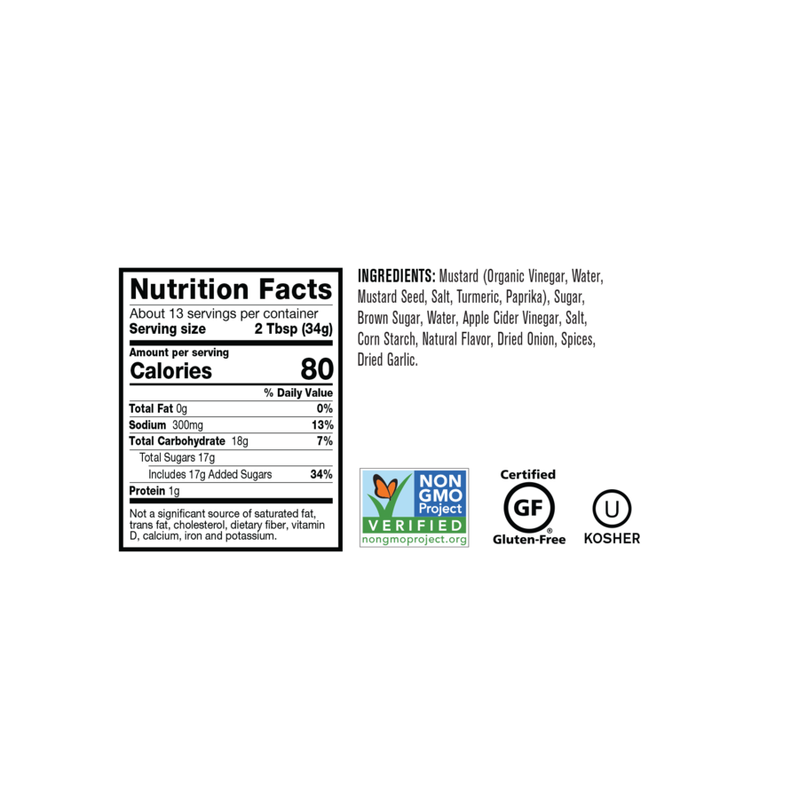 Rufus Teague KC Gold Mustard BBQ Sauce