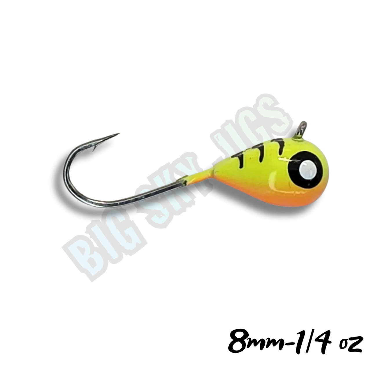 🍁Big Sky Tungsten Jigs 8mm 1/4oz 2/pk