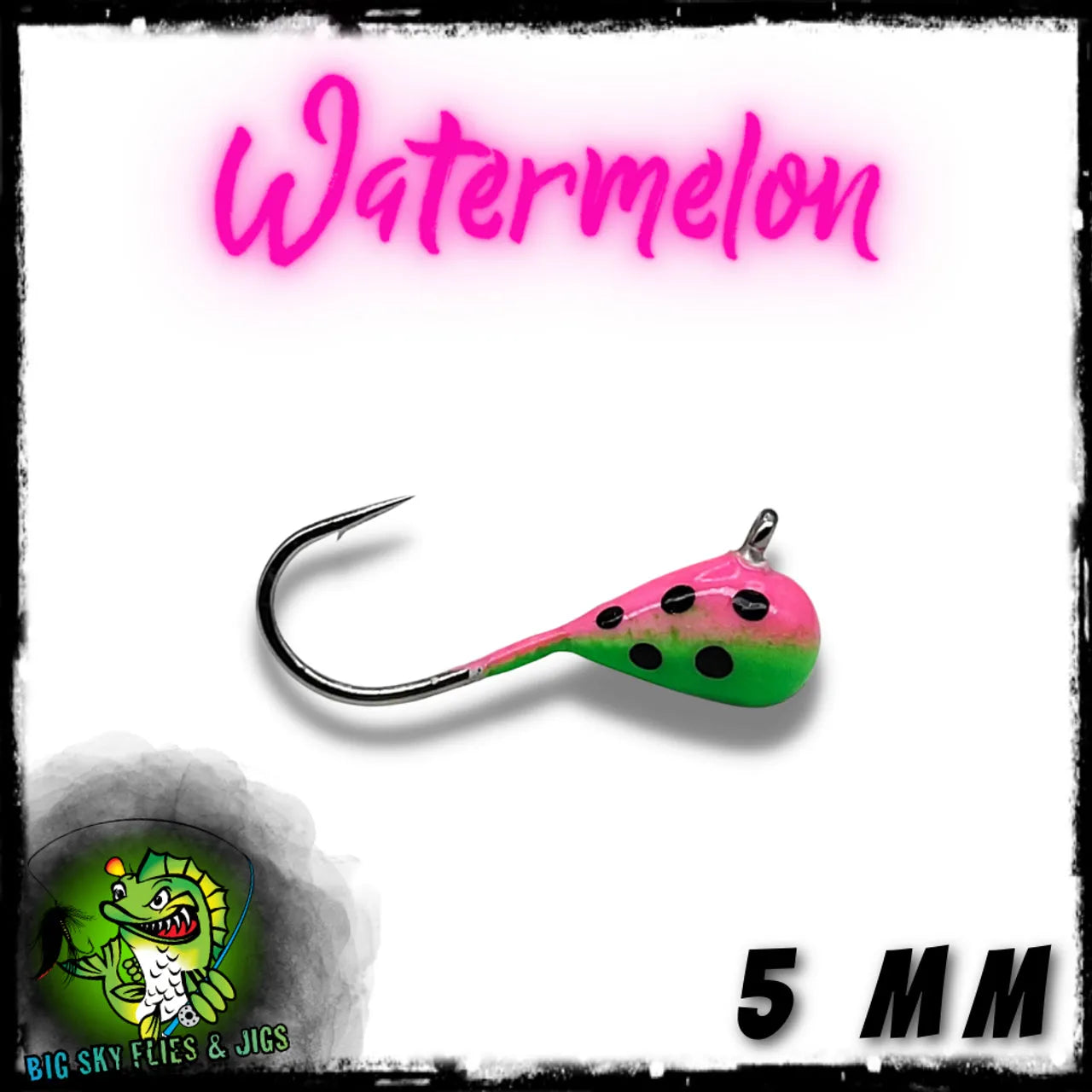 Big Sky 5mm (1/16oz) Tungsten Jigs 2pk Watermelon