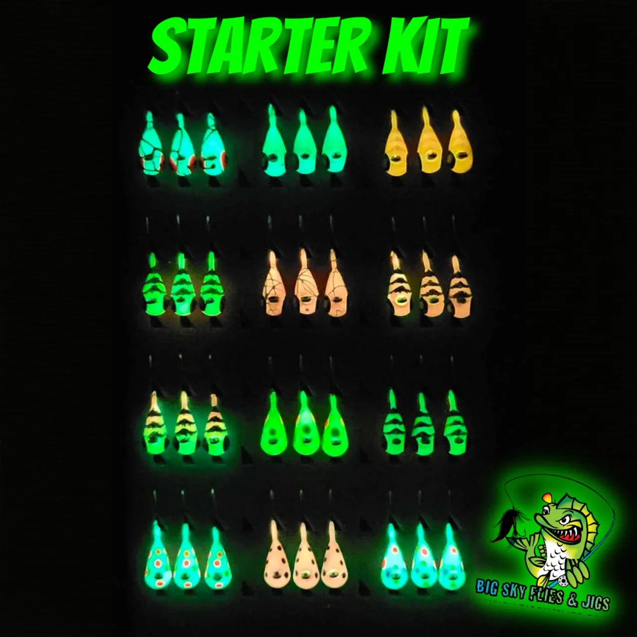 Big Sky 5mm Tungsten Jig Starter Case 37pcs #4