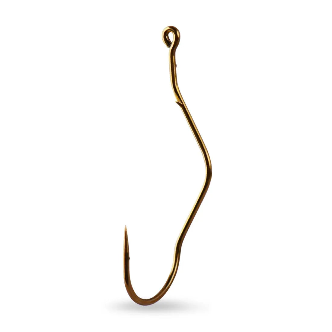 Mustad Ultrapoint Slow Death Aberdeen Hooks 10/pk brass