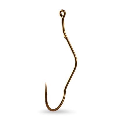 Mustad Ultrapoint Slow Death Aberdeen Hooks 10/pk brass