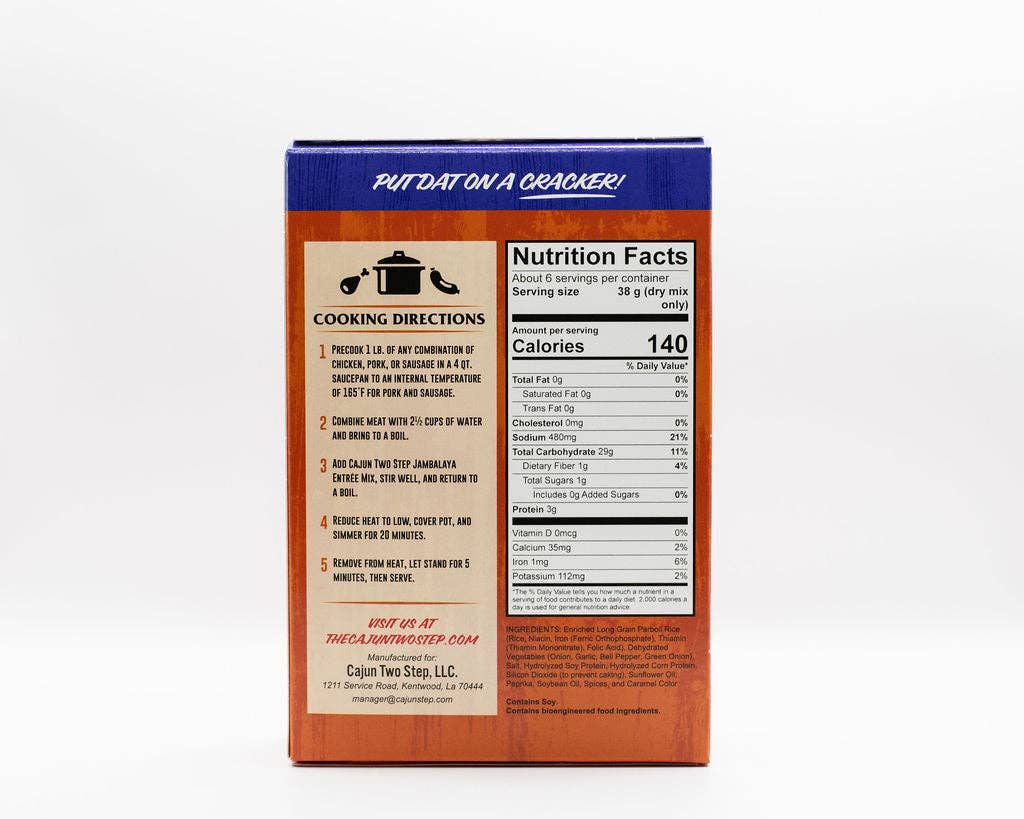 Cajun Two Step Jambalaya Entree Mix