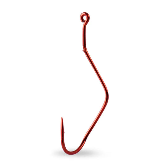 Mustad Ultrapoint Slow Death Aberdeen Hooks 10/pk red
