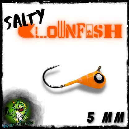 Big Sky 5mm (1/16oz) Tungsten Jigs 2pk Salty Clownfish