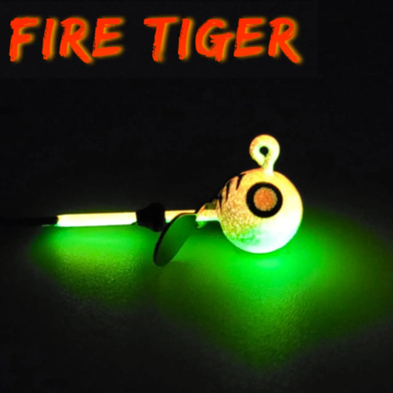 Big Sky 1/4oz Tungsten Chopper Jigs Fire Tiger Glow
