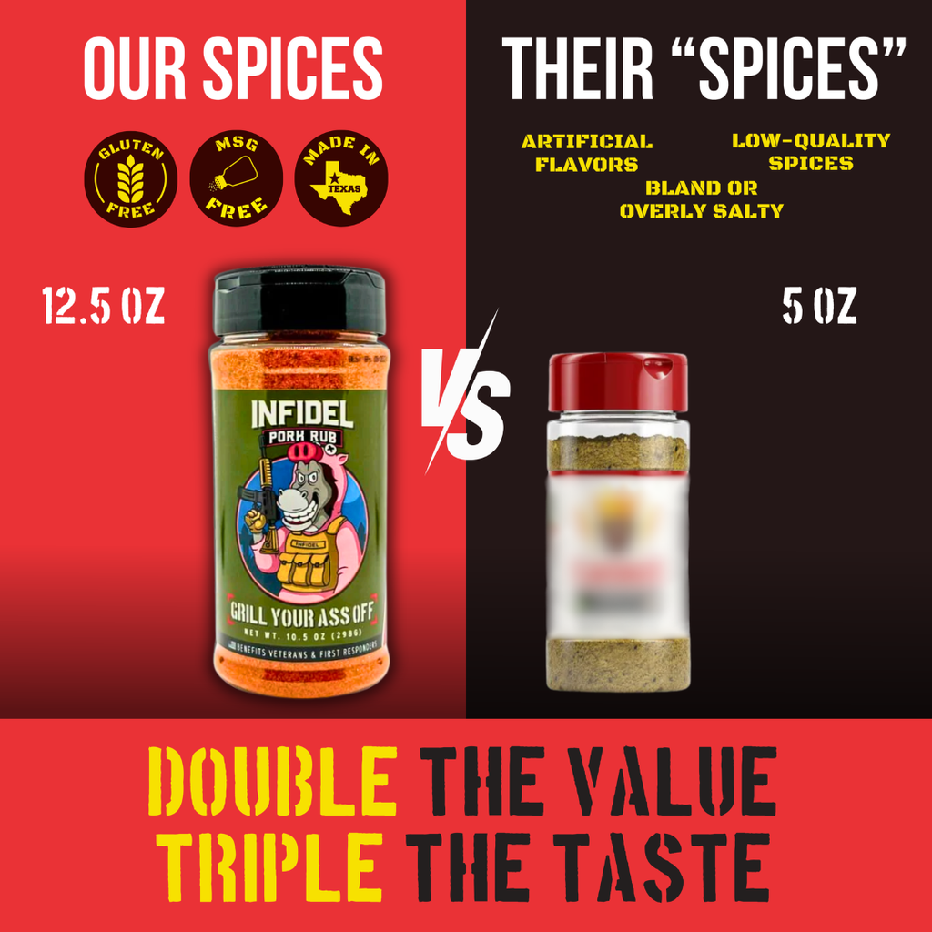 Grill Your Ass Off - Infidel Pork Rub