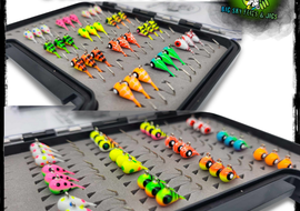 Big Sky 5mm Tungsten Jig Starter Case 37pcs