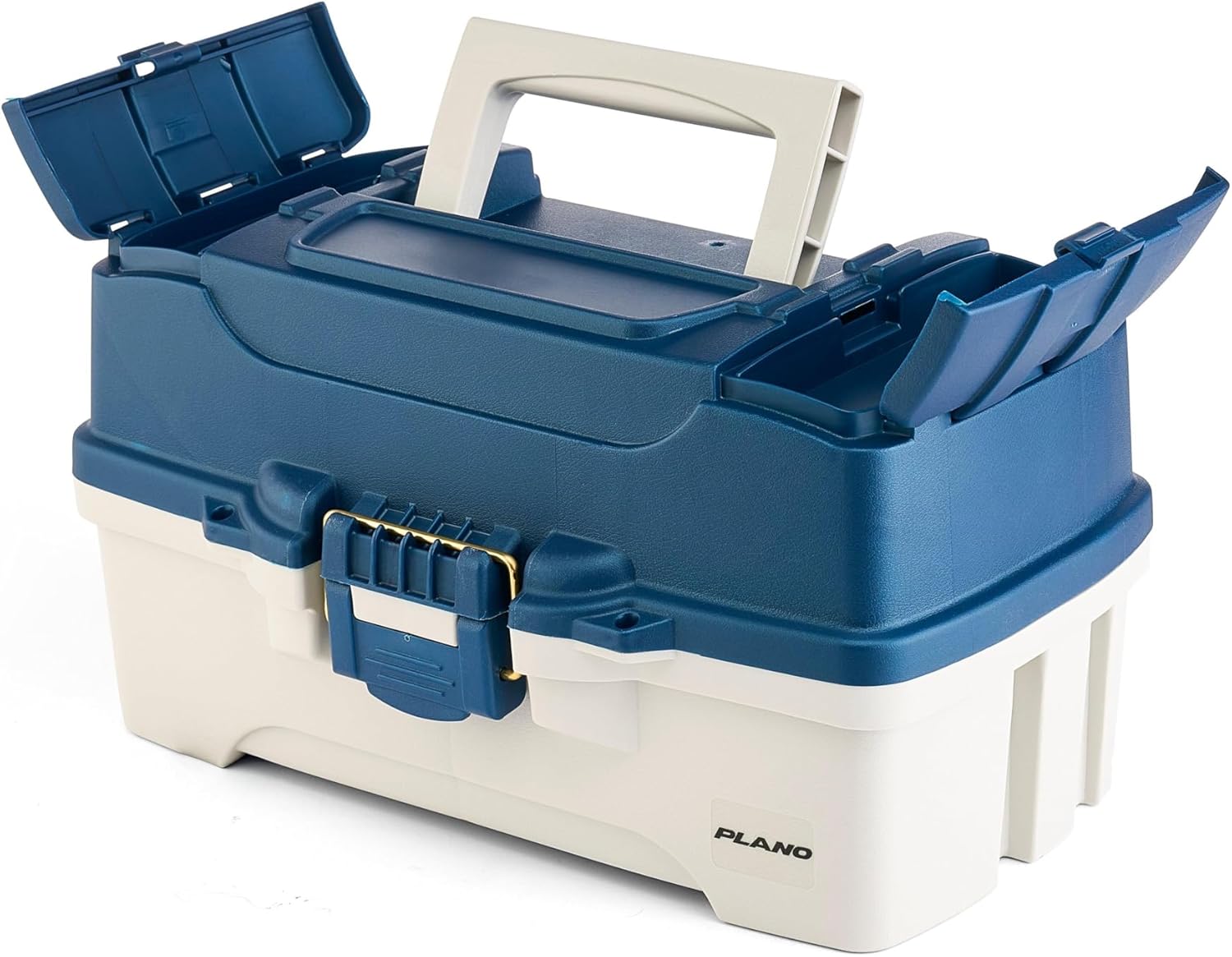 Plano Three-Tray Tackle Box Blue/White