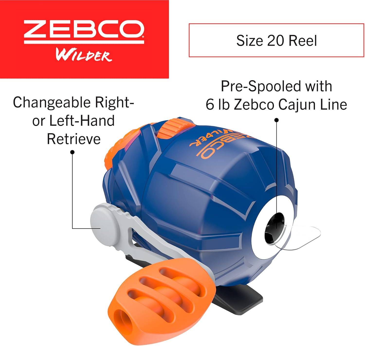 Zebco Wilder Fishing Rod Combos Spinning and Spincast