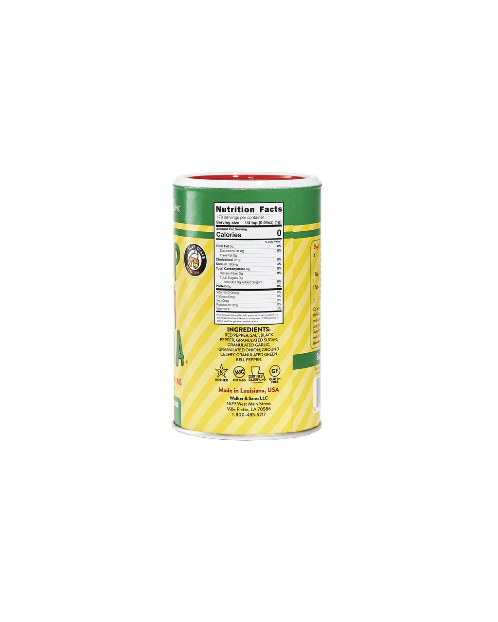Slap Ya Mama Low Sodium Blend Seasoning - 6oz