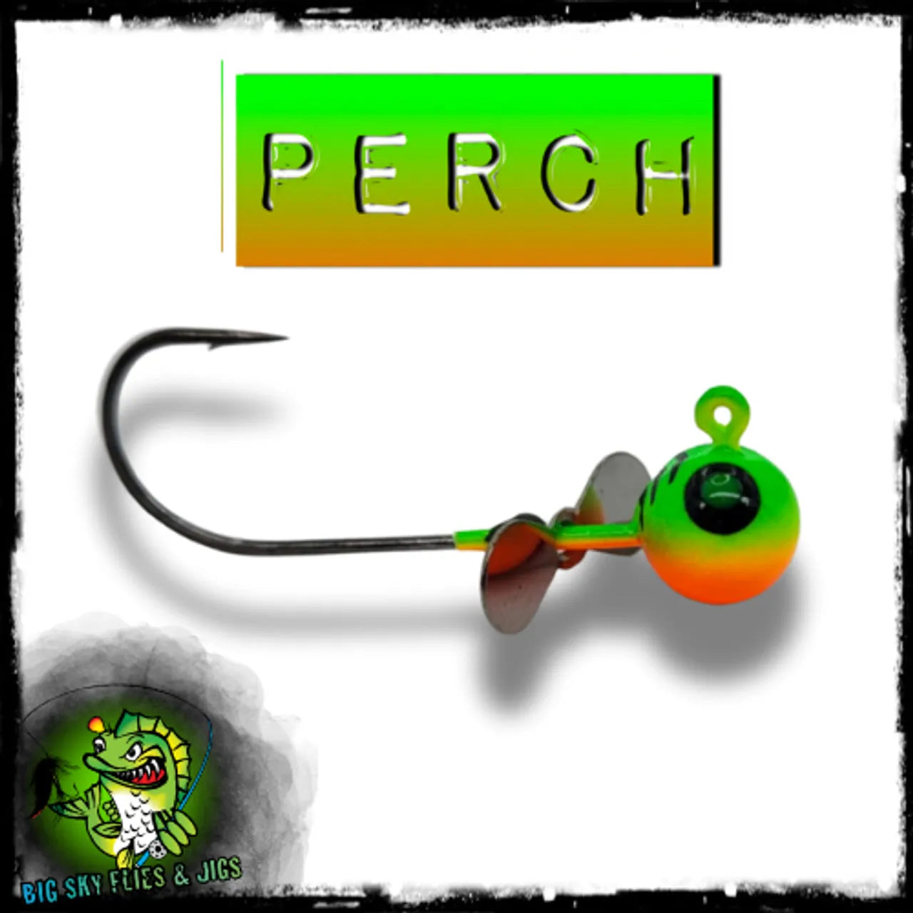 Big Sky 1/4oz Tungsten Chopper Jigs Perch