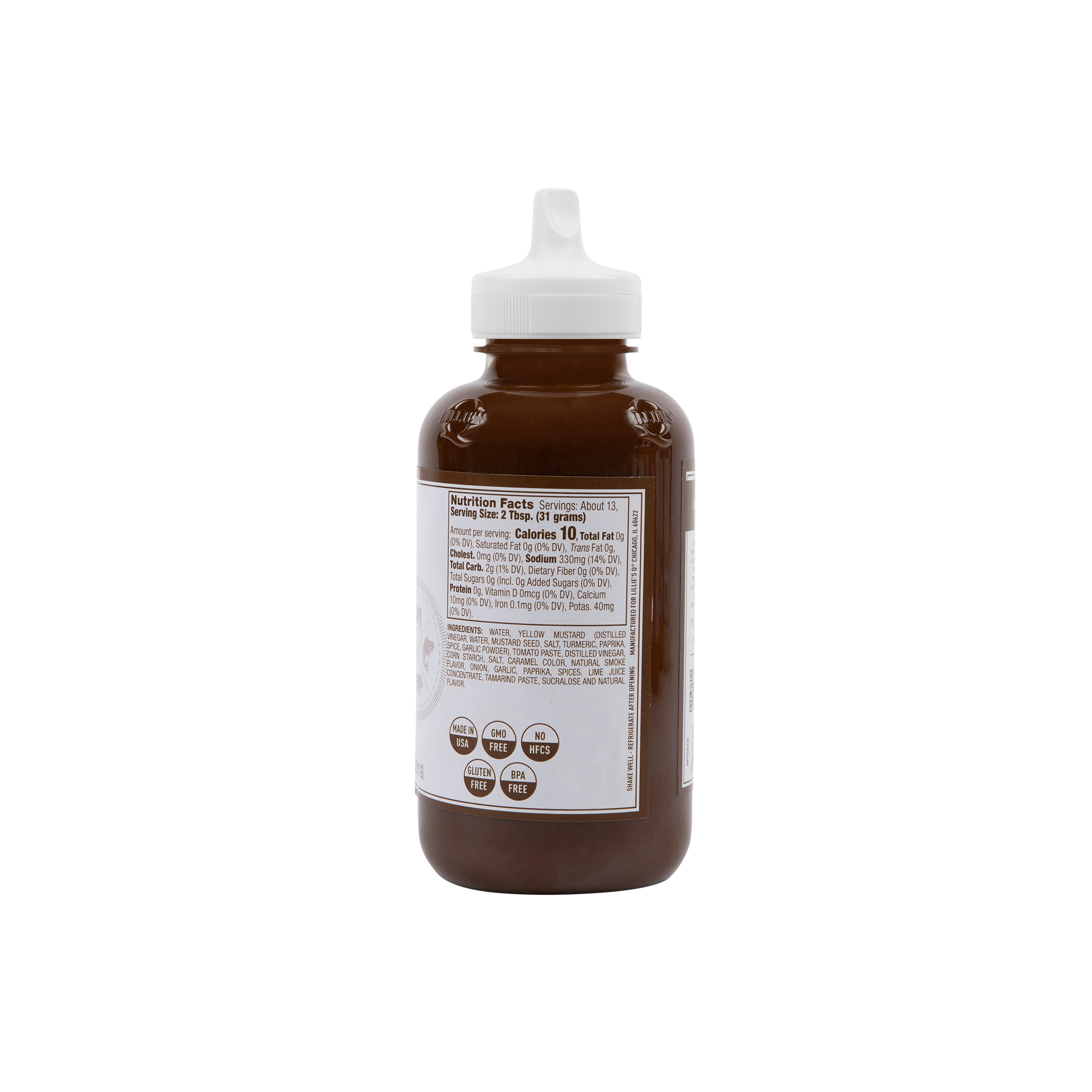 Lillie's Q Zero Sugar Smoky Barbeque Sauce