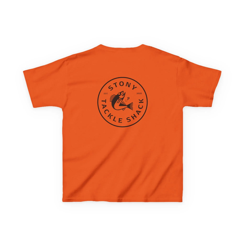 Stony Tackle Shack Kids Logo Tee, Outdoor Adventure Shirt, Summer Activity Top, Birthday Gift for Boys, Fishing Theme Apparel