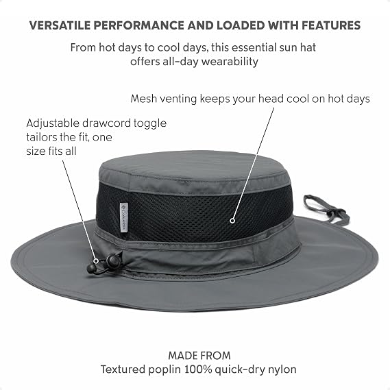 Columbia Bora Bora Booney Hat 50upf Rated Unisex