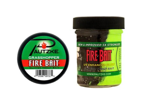 Pautzke's Fire Bait Trout Dough - Grasshopper