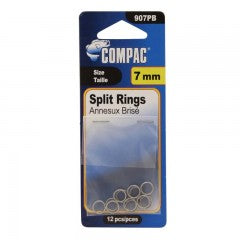 COMPAC Split Rings, Assorted sizes 4, 8, 9mm – Stony Tackle Shack