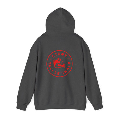 Stony Tackle Shack Hoodie, Unisex Heavy Blend Sweatshirt, Fishing Apparel, Perfect Gift for Anglers, Cozy Hooded Sweatshirt