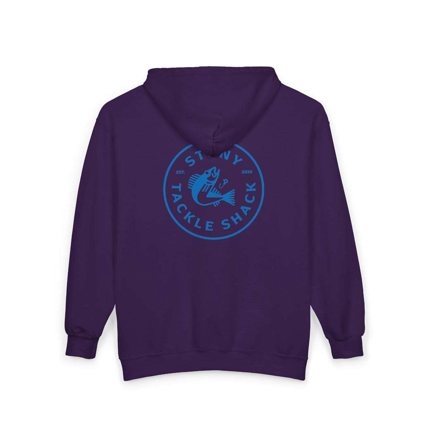 Stony Tackle Shack Full Zip Hoodie, Unisex Zip Up Sweatshirt, Outdoor Gear, Perfect Gift for Anglers, Fall/Winter Apparel