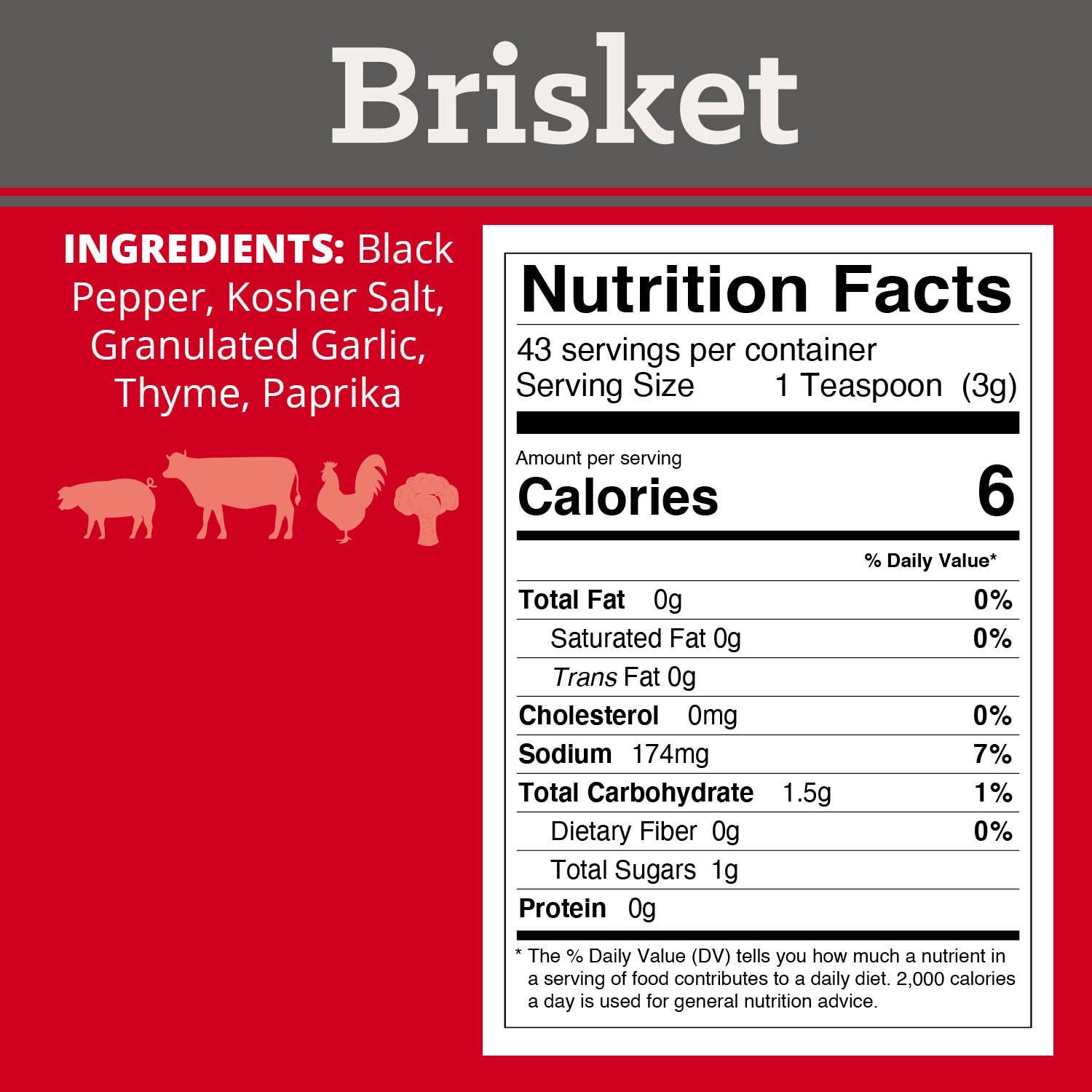 Lane's BBQ Brisket Rub