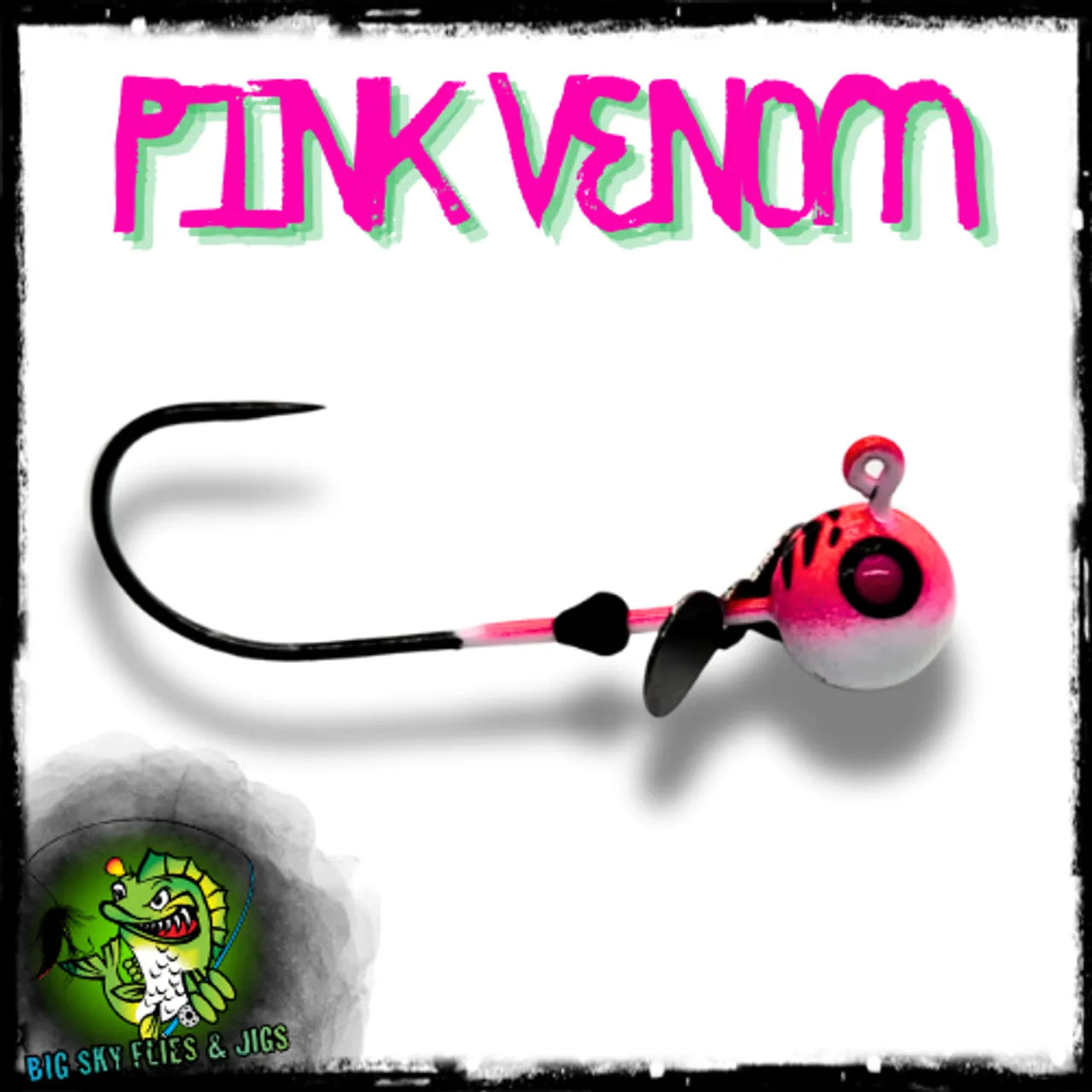 Big Sky 1/4oz Tungsten Chopper Jigs Pink Venom
