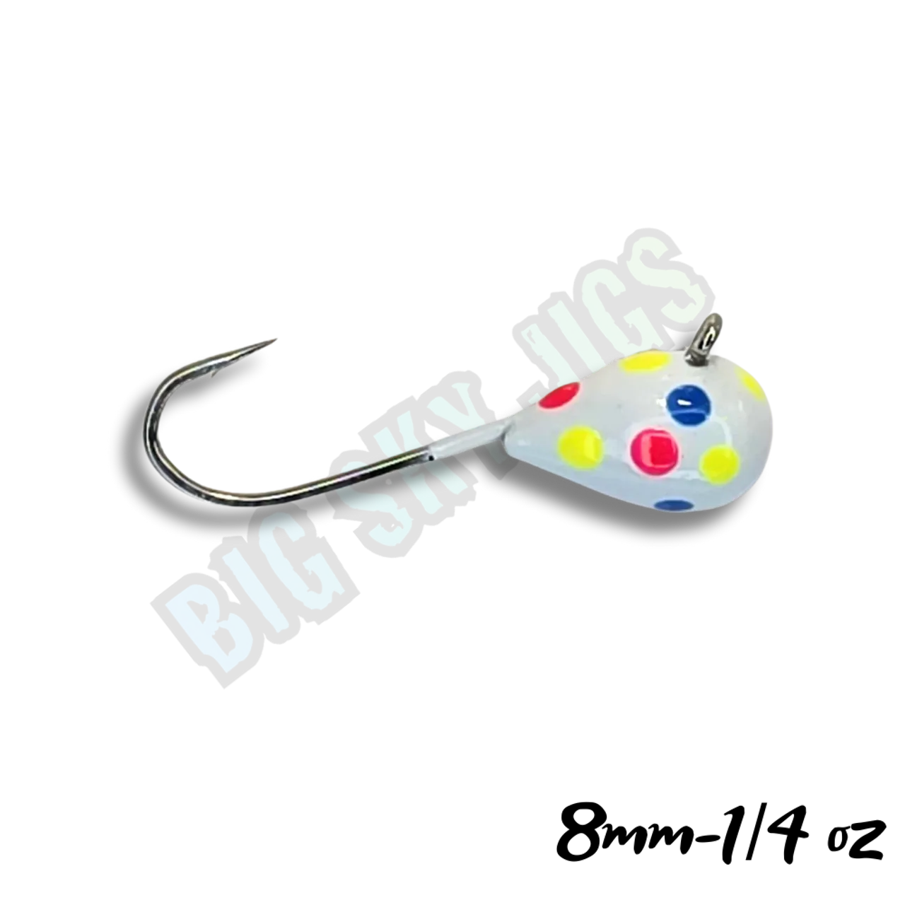 🍁Big Sky Tungsten Jigs 8mm 1/4oz 2/pk