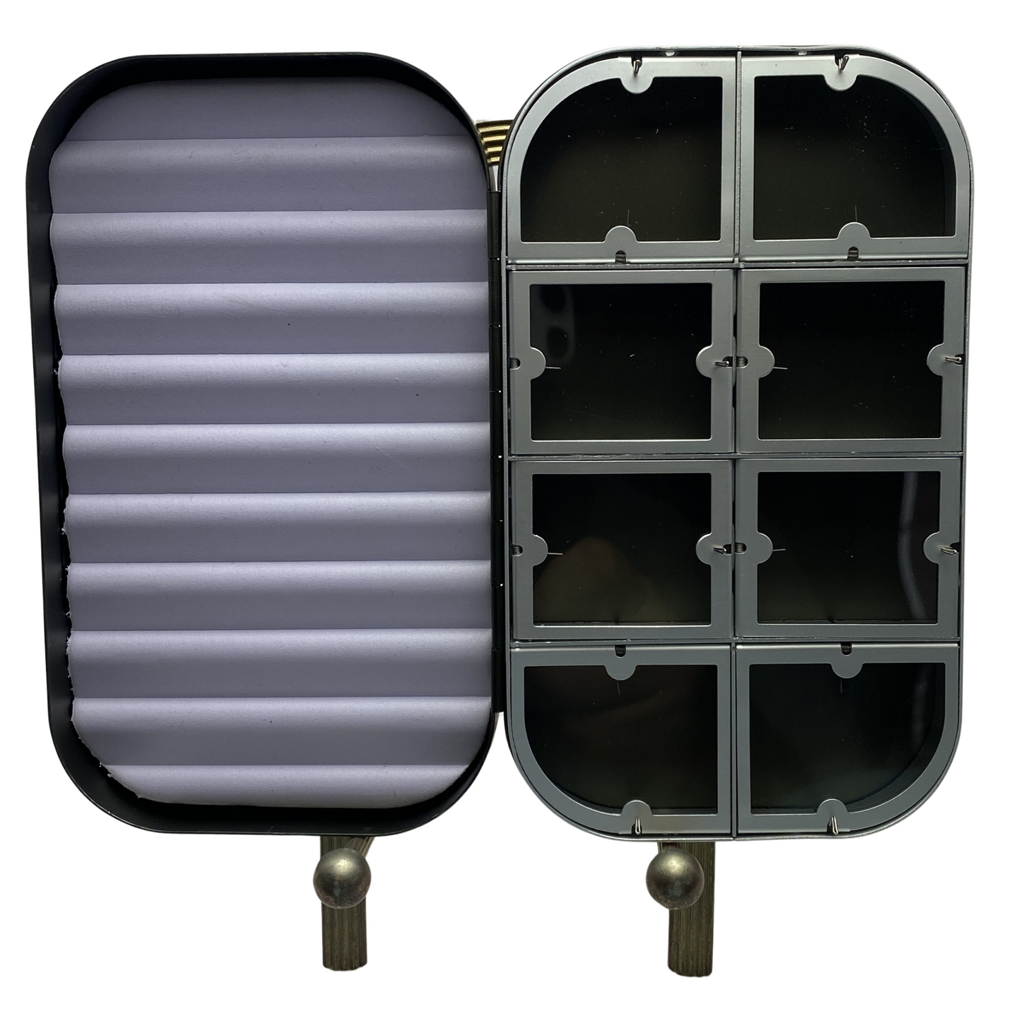 Aluminum Flyboxes with Clips, Windows and Foam