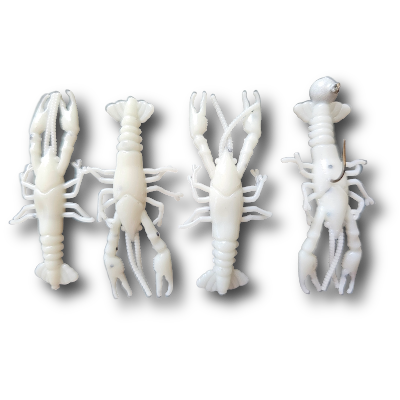 Grampy's Tackle Crawfish 1.8" comes with 1/16oz Jig Head 4/pk