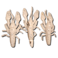GTB 4" Crawfish Soft baits. 3/8oz Bullet Jig Head