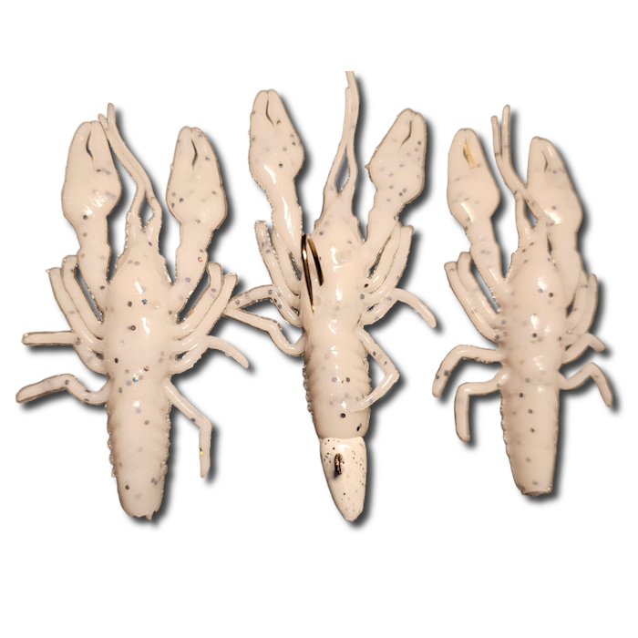 GTB 4" Crawfish Soft baits. 3/8oz Bullet Jig Head