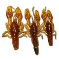 GTB 4" Crawfish Soft baits. 3/8oz Bullet Jig Head
