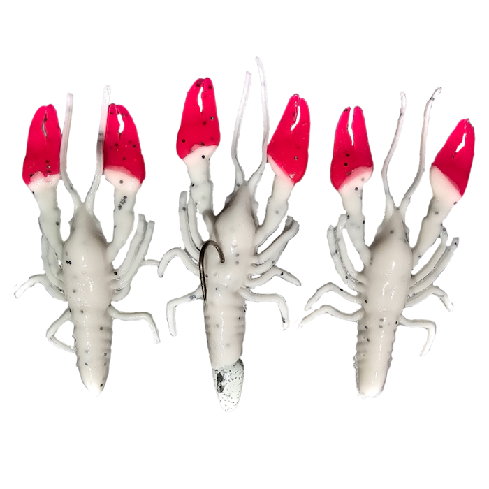 GTB 4" Crawfish Soft baits. 3/8oz Bullet Jig Head