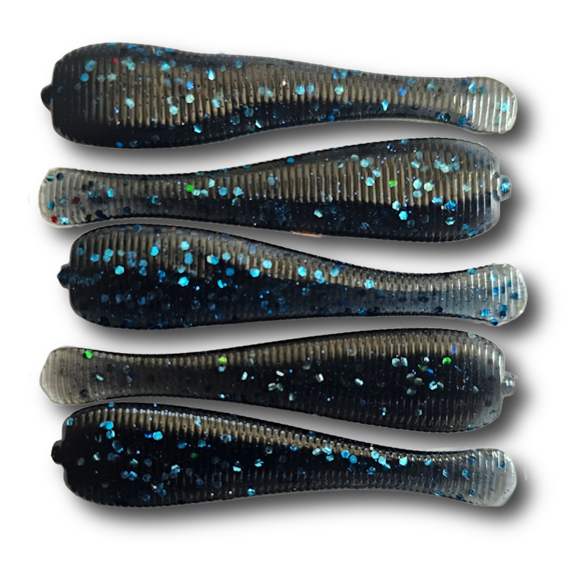 Grampy's Tackle softbait Leeches 2.5" 5/pk