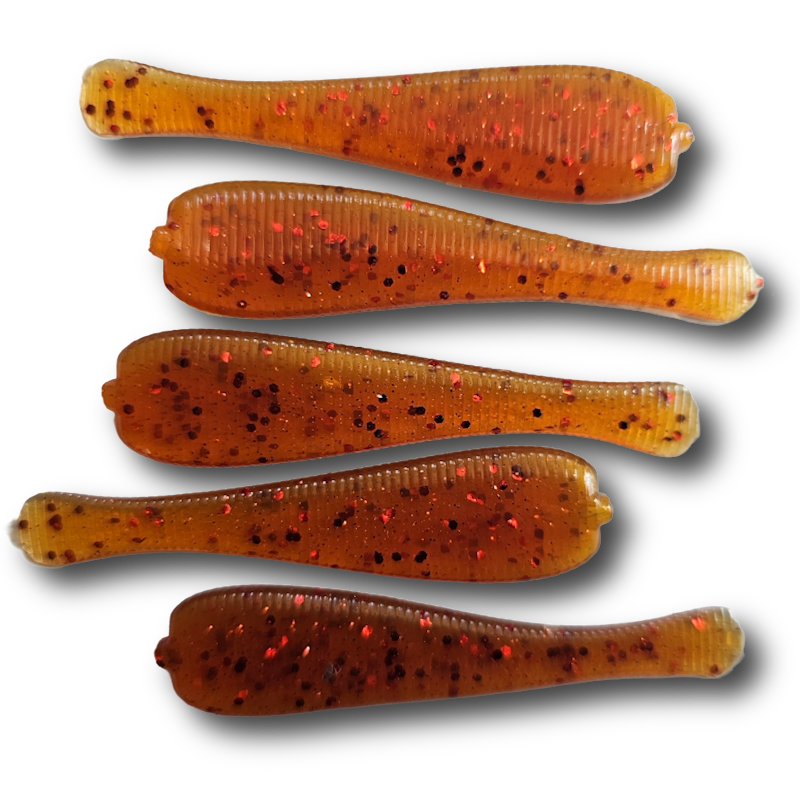 Grampy's Tackle softbait Leeches 2.5" 5/pk