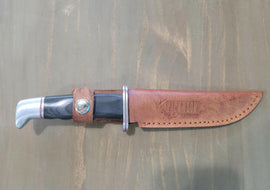 Backwoods Kodiak Fixed Blade Knife 10.5" Black Handle.