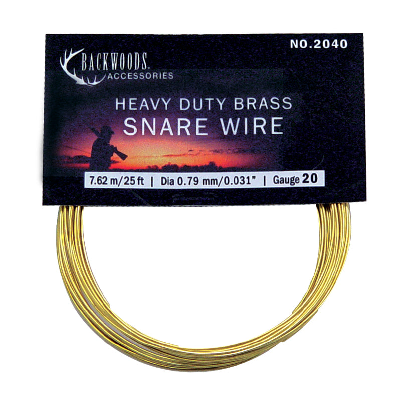 Backwoods Brass Snare Wire 25ft