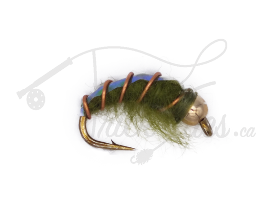 Beadhead Crystal Back Scud Olive