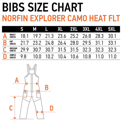 lucky john bib pant size chart